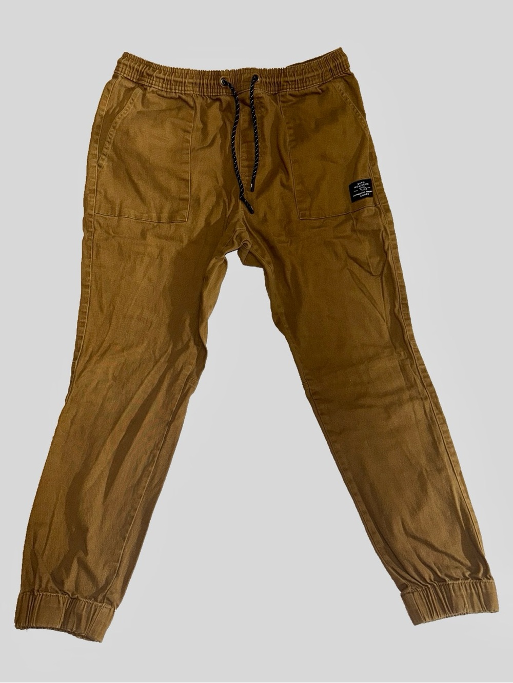 Tony Hawk Stretch Twill Utility Skate Joggers Tobacco Brown Men's Large